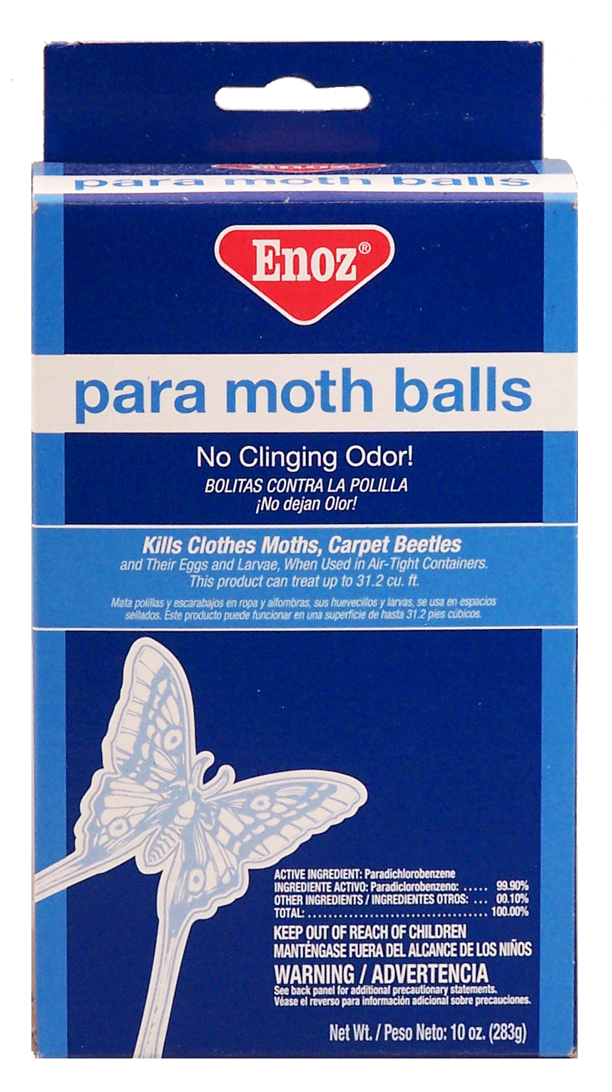 Enoz&nbsp;&nbsp;para moth balls, no clinging odor!, protects clothing Full-Size Picture